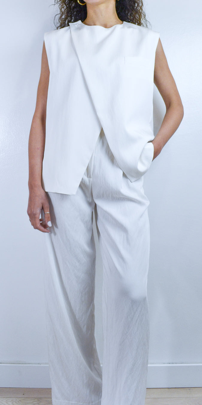 Pantalone Dixie Ampio Bianco