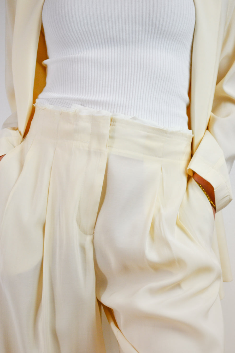 Pantalone Vicolo Taglio Vivo Cream