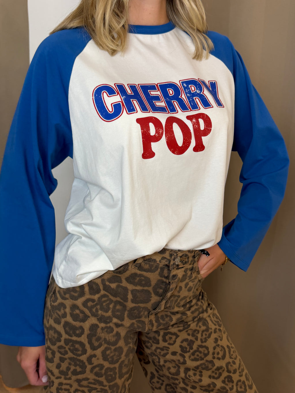 T-Shirt Maniche Lunghe Have One Bicolore Raglan Cherry Pop