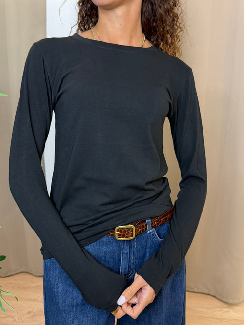 Maglia Have One Slim Paricollo Maniche Lunghe