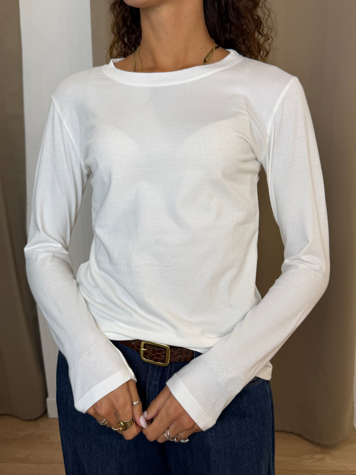 Maglia Have One Slim Paricollo Maniche Lunghe
