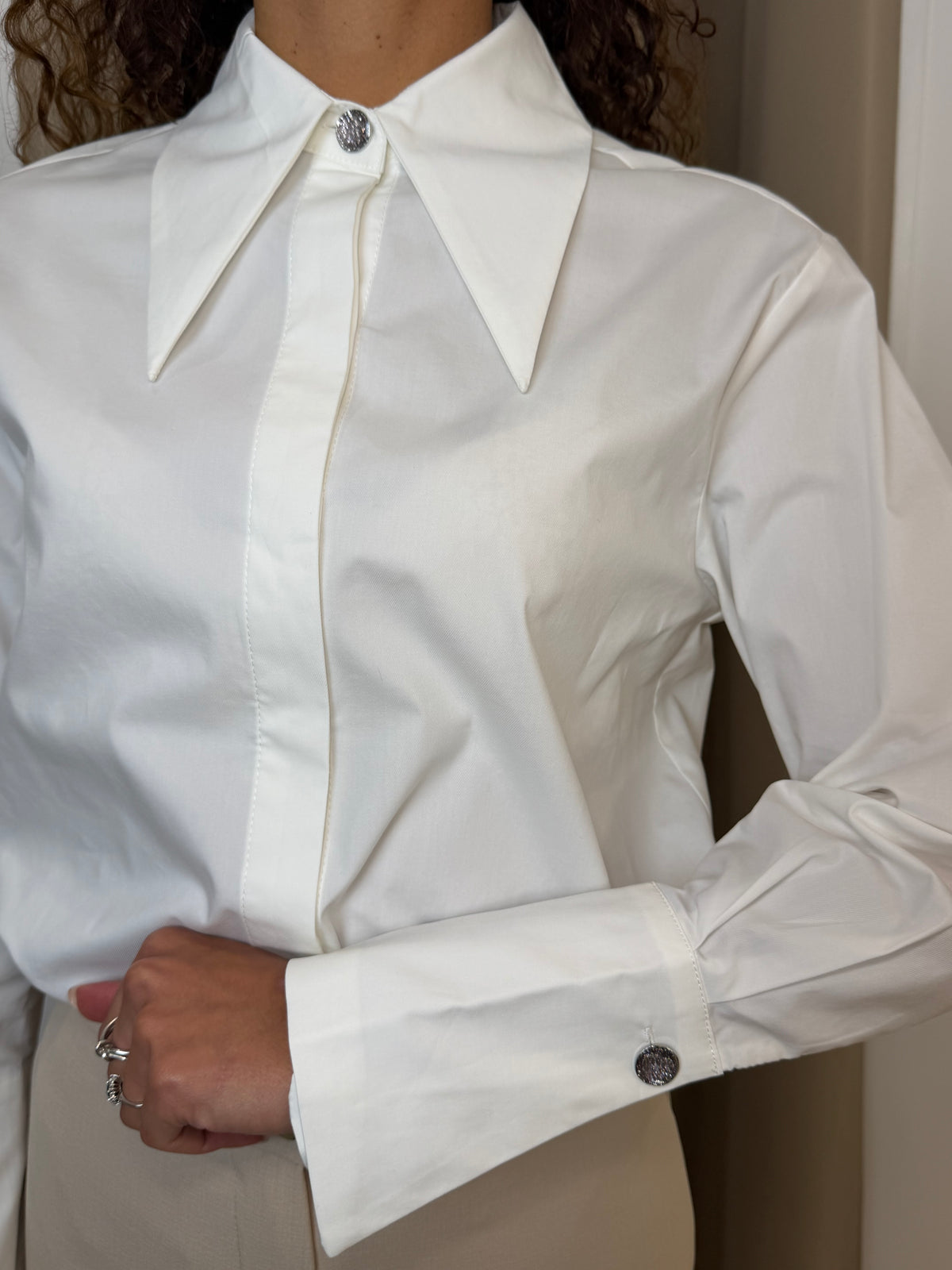 Camicia Goa Goa Ophelia Shirt Bianco