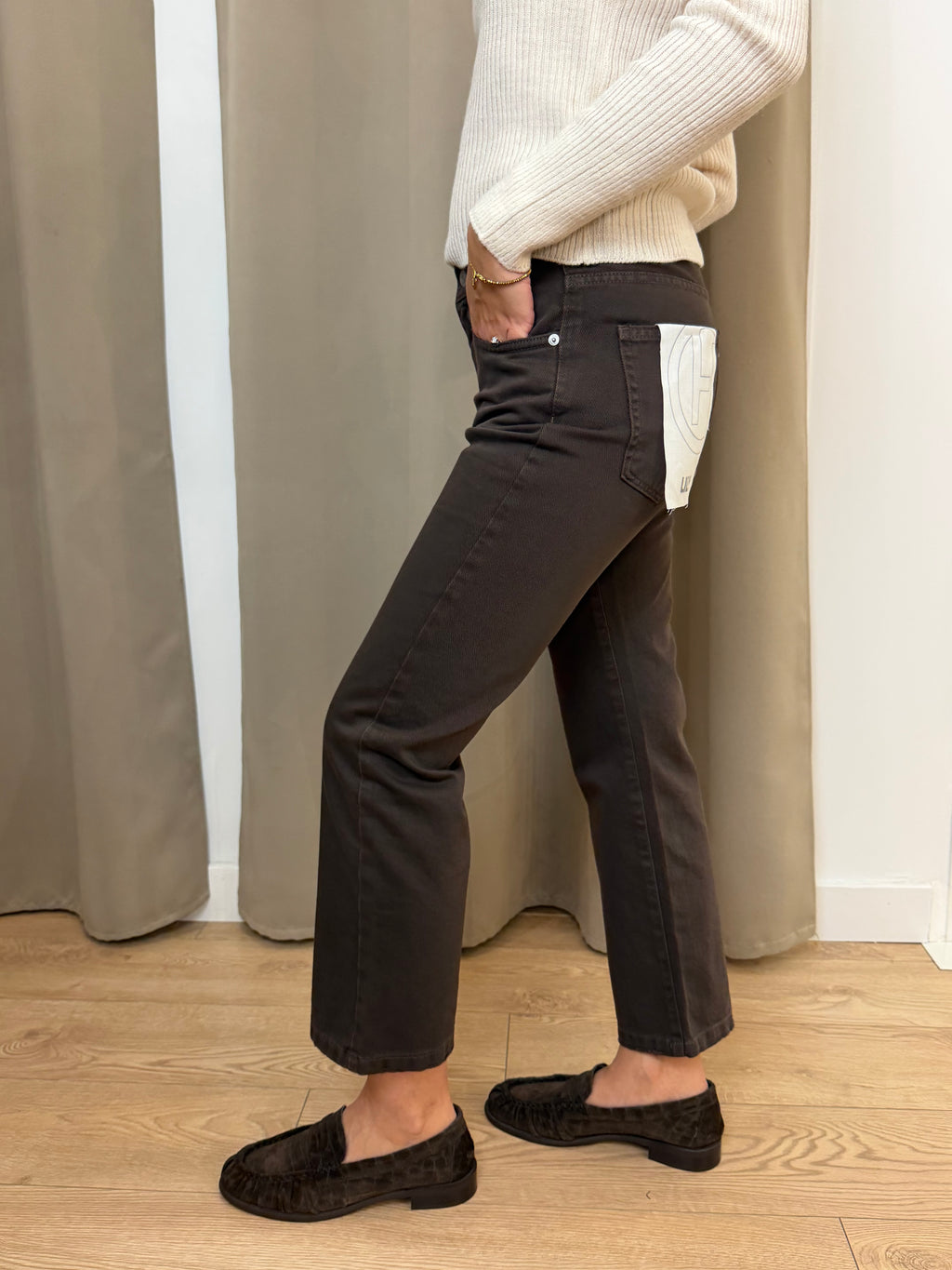 Pantalone Have One Lily Bull Molature Tinto Old Moro