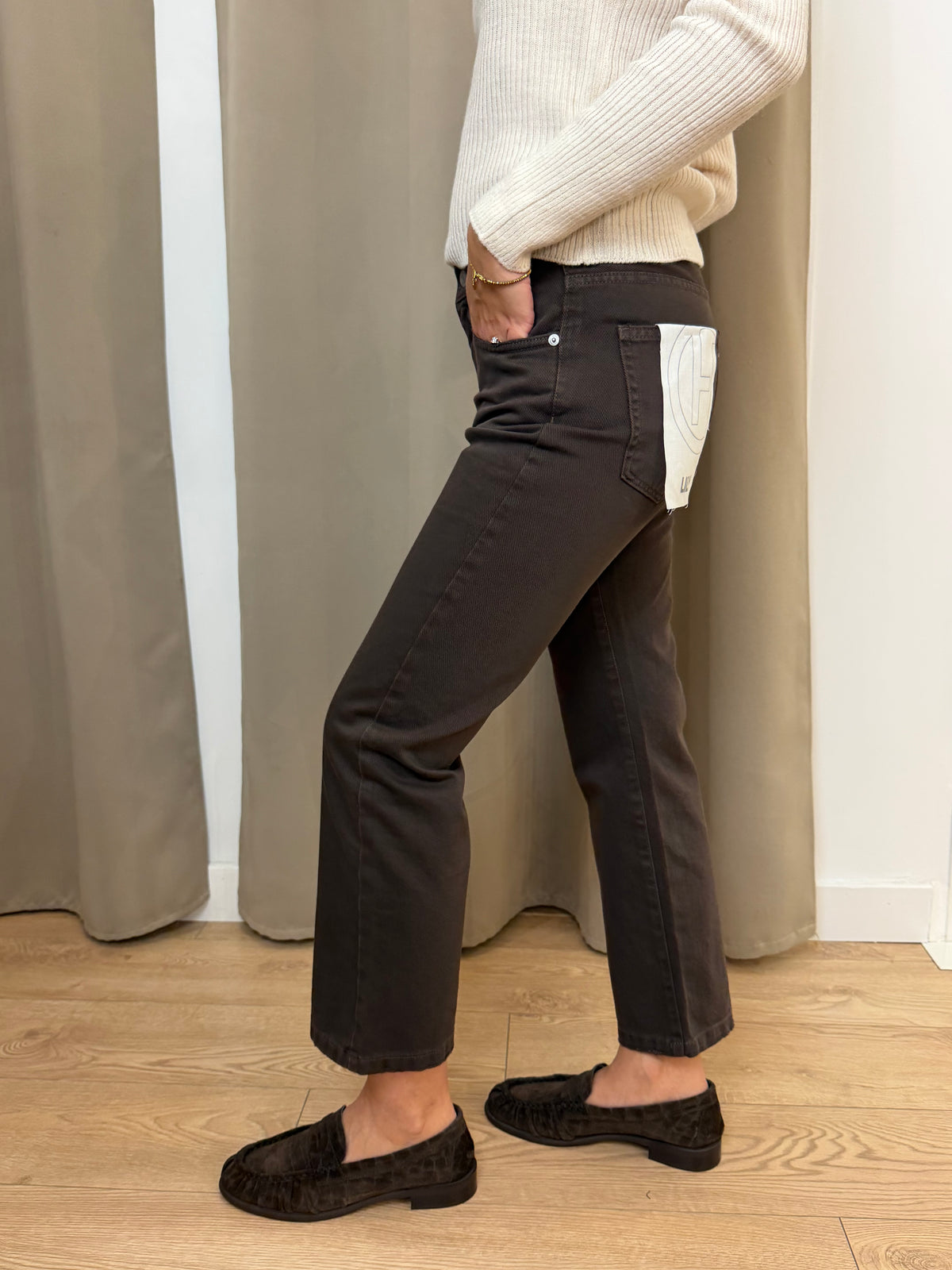 Pantalone Have One Lily Bull Molature Tinto Old Moro
