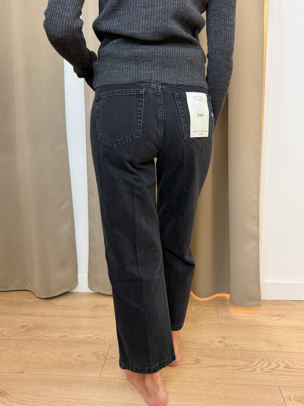 Jeans Vicolo Kate Denim Nero