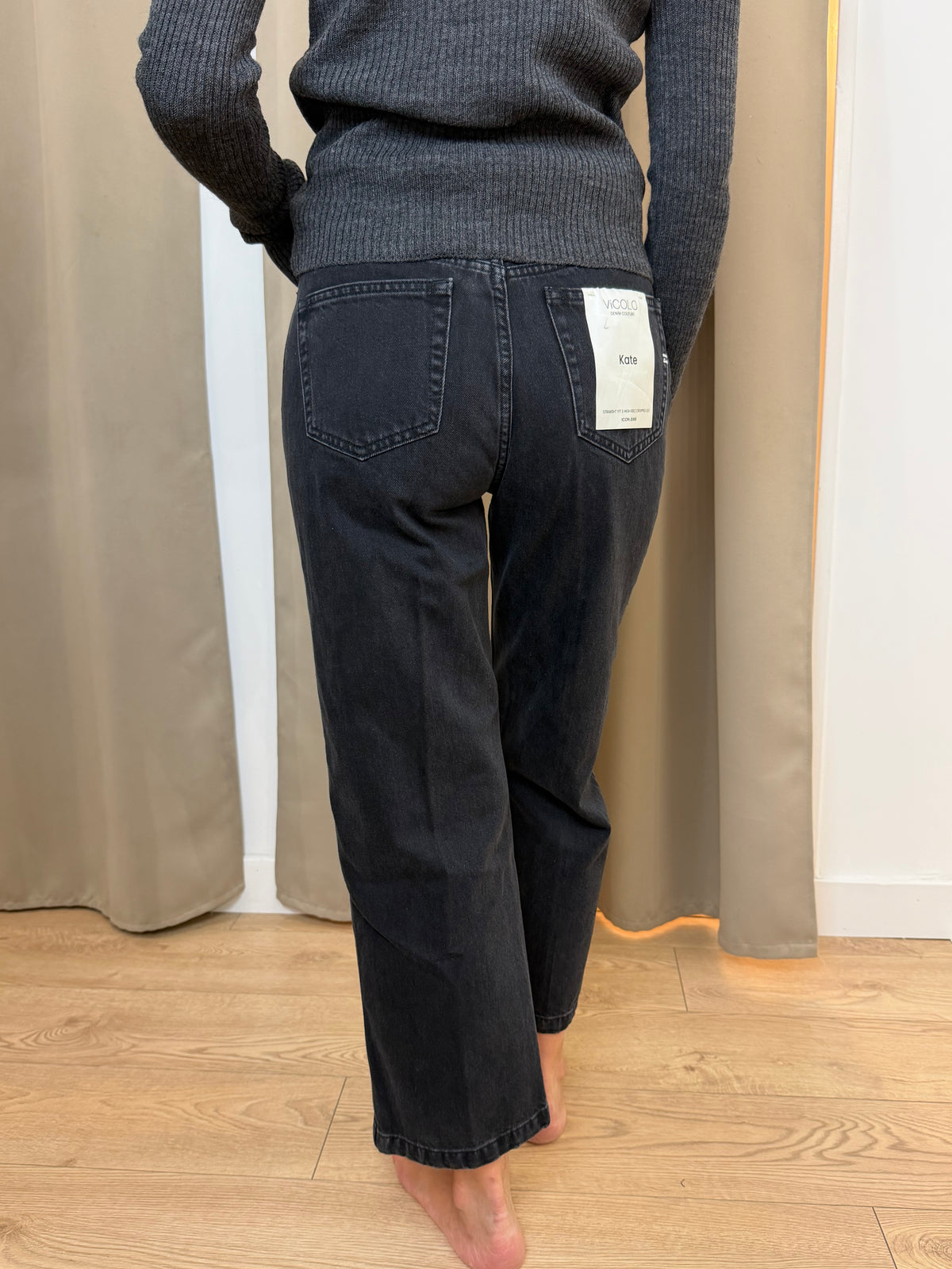 Jeans Vicolo Kate Denim Nero