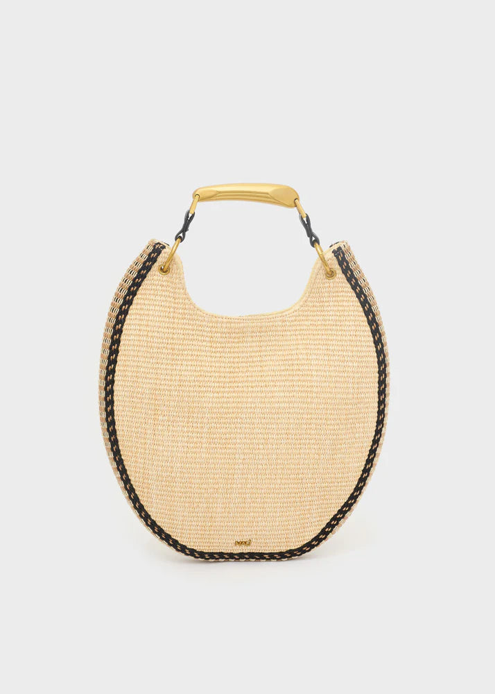 Borsa Nalì Mallorca a Mano in Paglia Beige