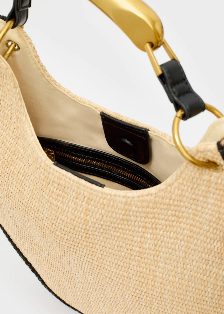 Borsa Nalì Mallorca a Mano in Paglia Beige