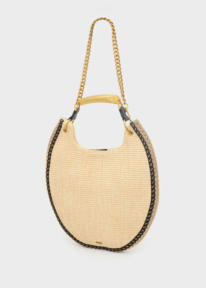 Borsa Nalì Mallorca a Mano in Paglia Beige