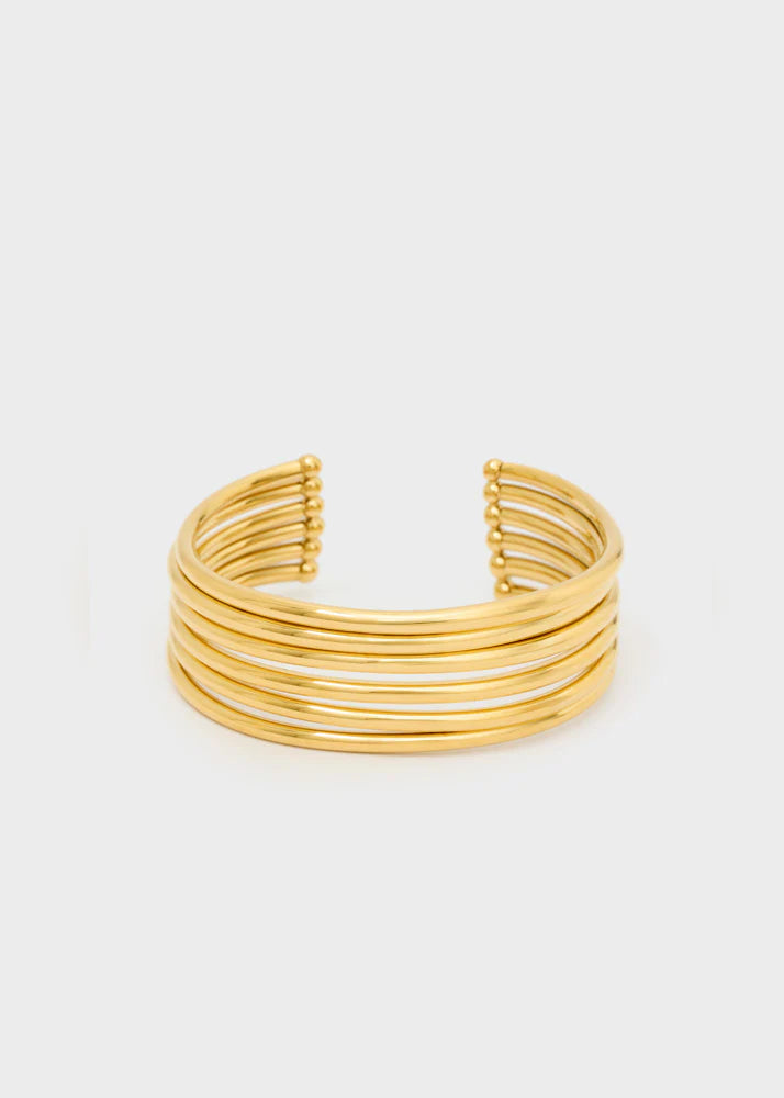 Bracciale Nalì Fascia Multifilo Oro