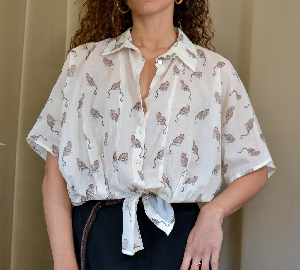 Camicia Have One Manica Corta Fantasia Leopardi