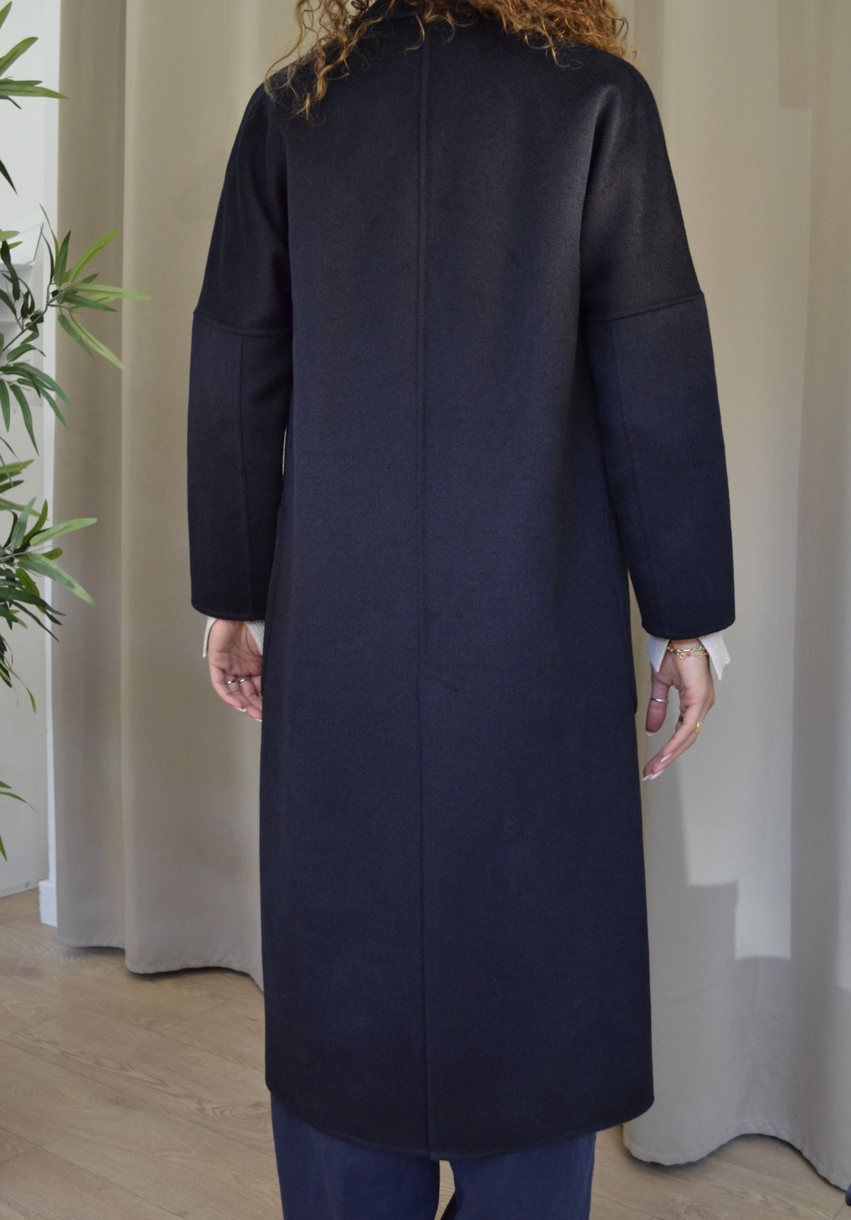 Cappotto Vicolo Doppiopetto Blu Scuro