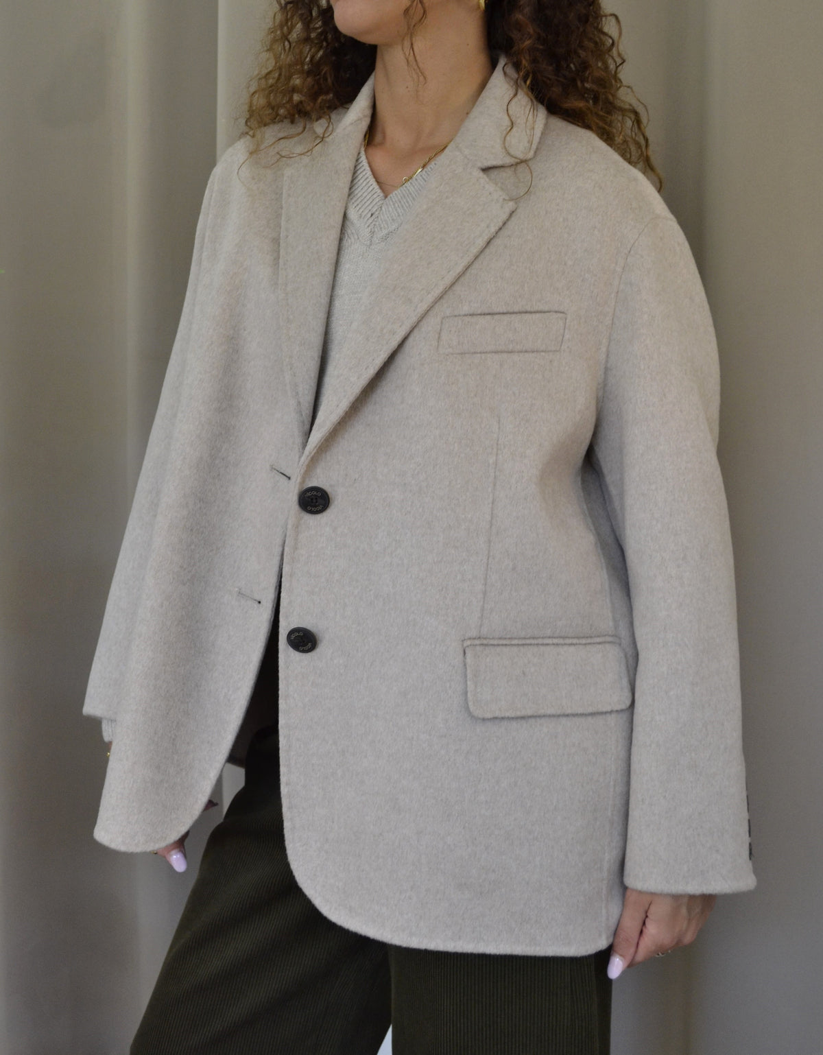 Giacca Vicolo Over Beige