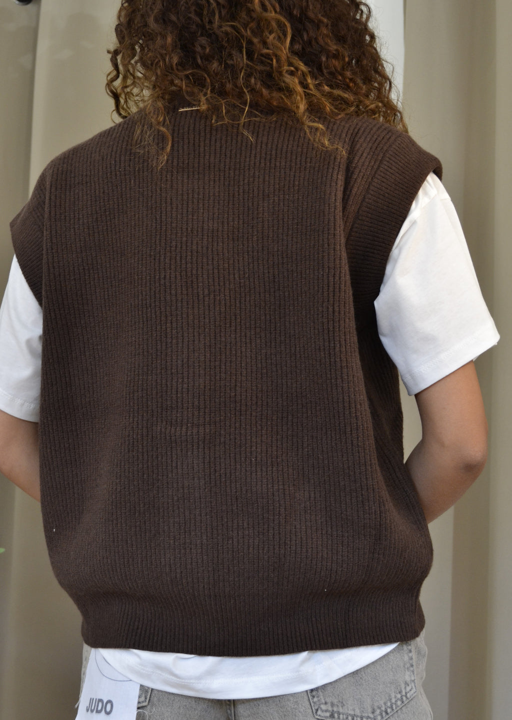 Gilet Goa Goa in Maglia con Bottoni