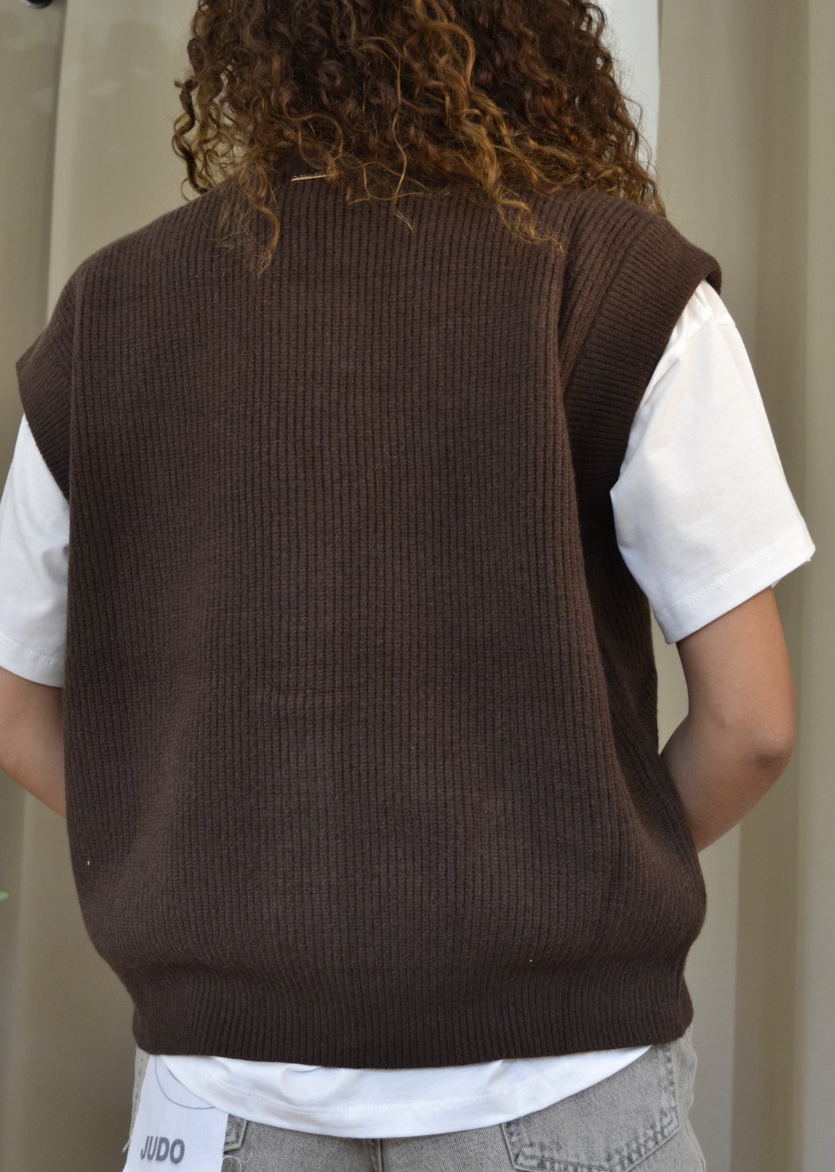 Gilet Goa Goa in Maglia con Bottoni