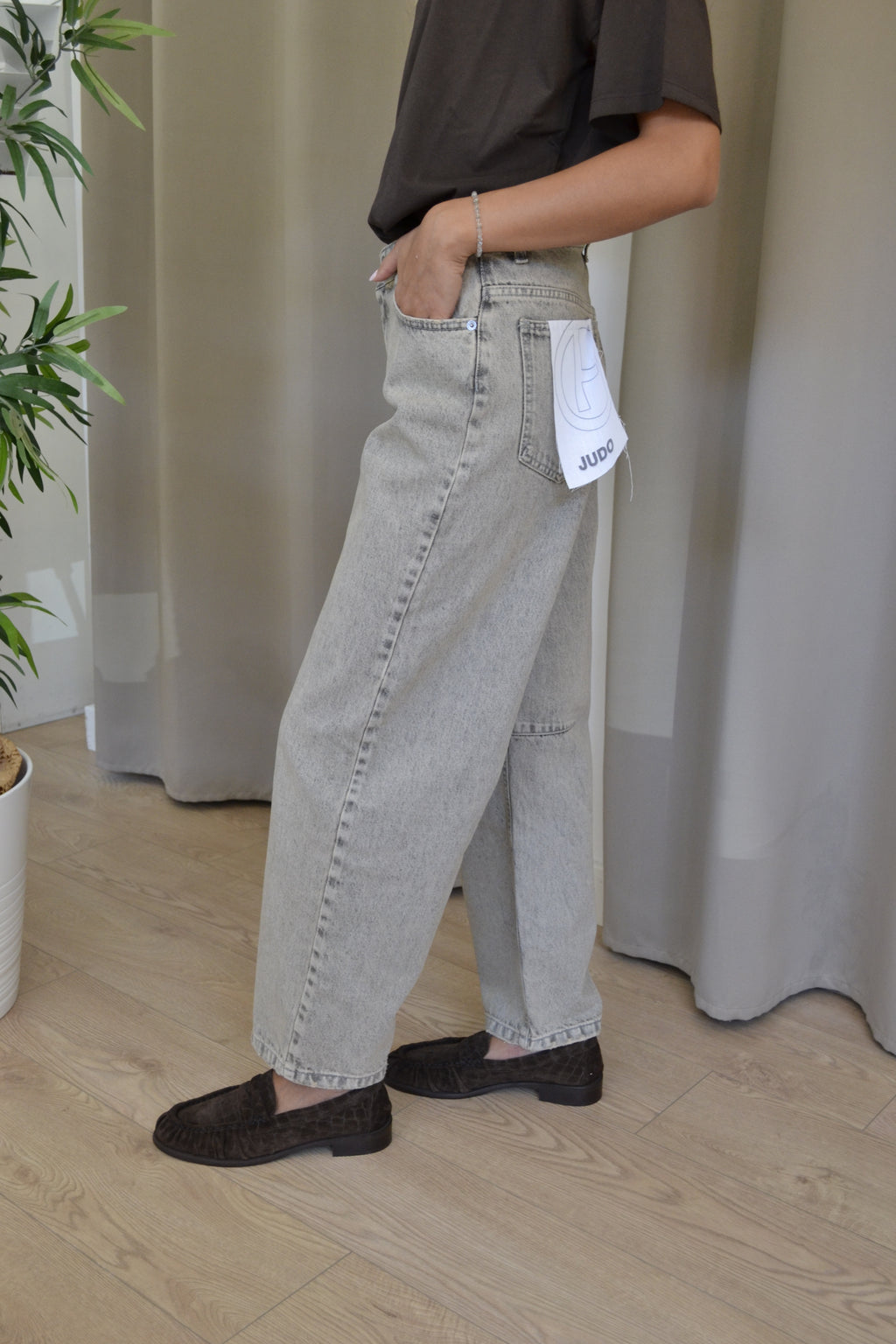 Jeans Have One Judo Barrel Fit Grigio