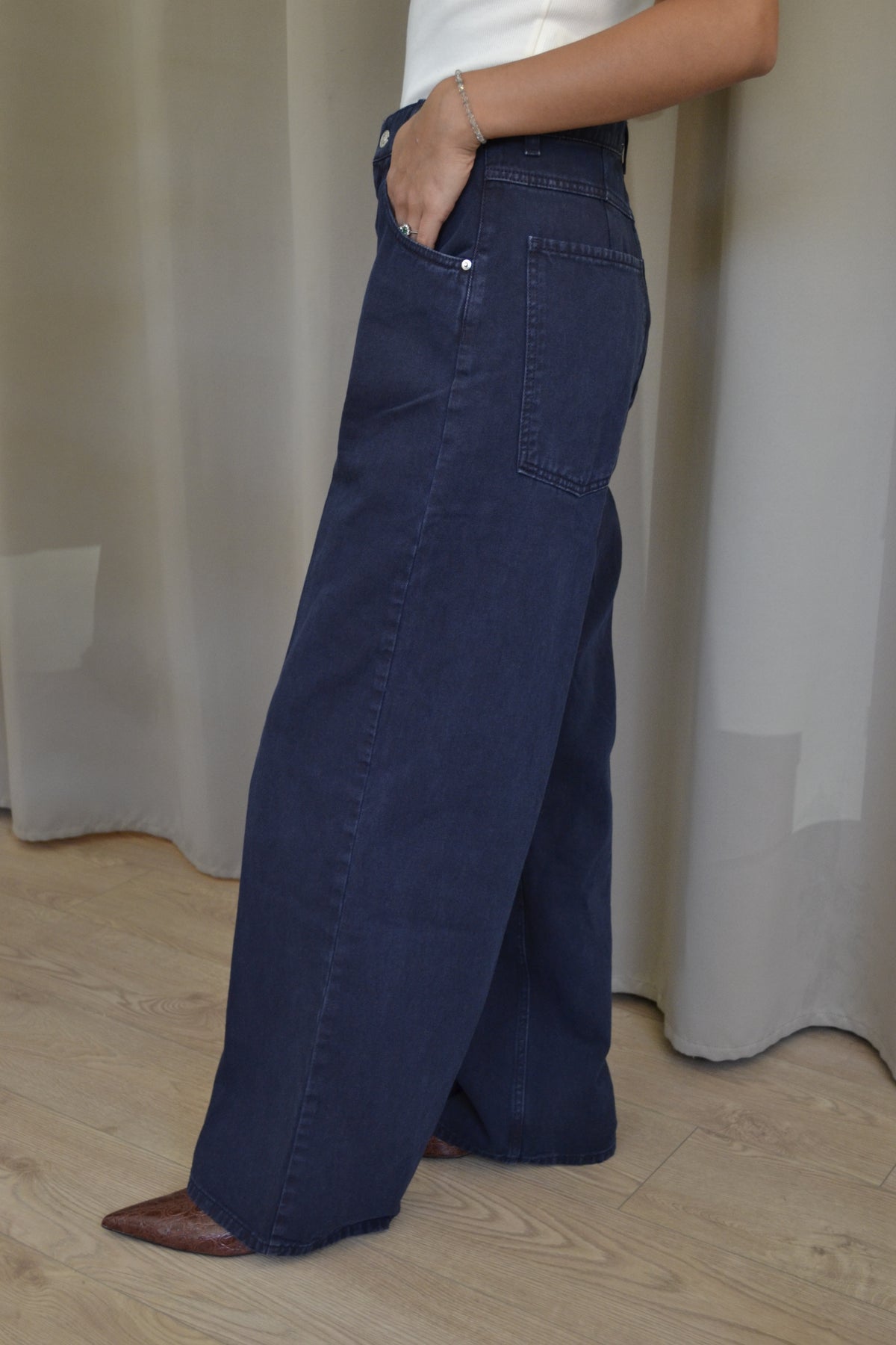 Jeans Vicolo Mia Baggy Fit Blu Scuro