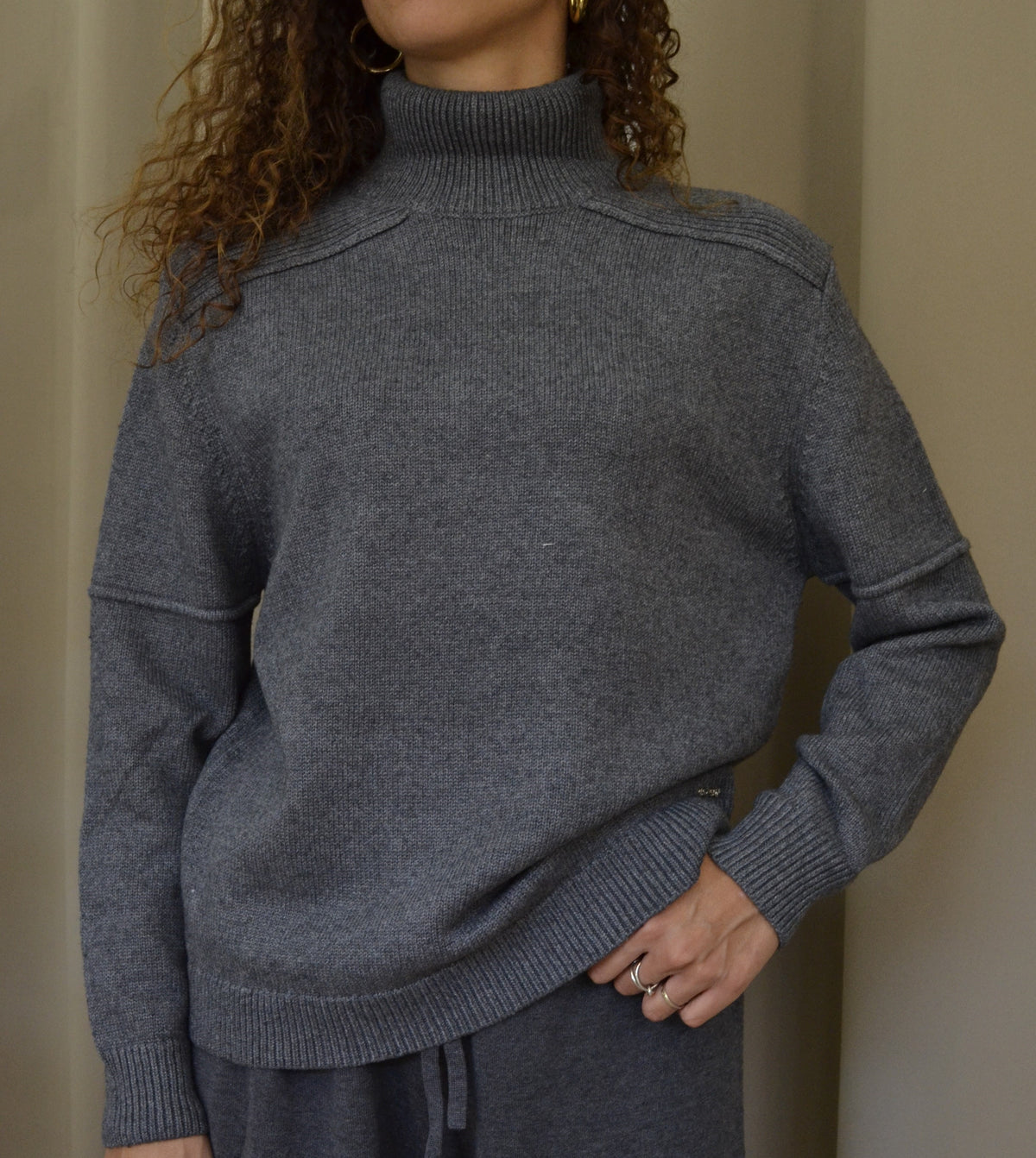 Maglione Goa Goa Cielina Turtleneck Grigio