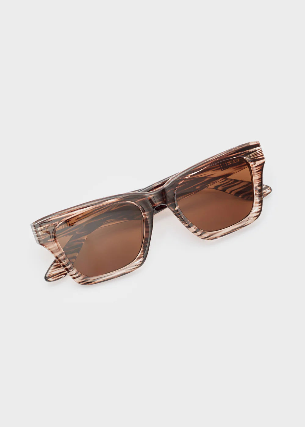 Occhiali Nalì Jenna Striato Clear e Marrone