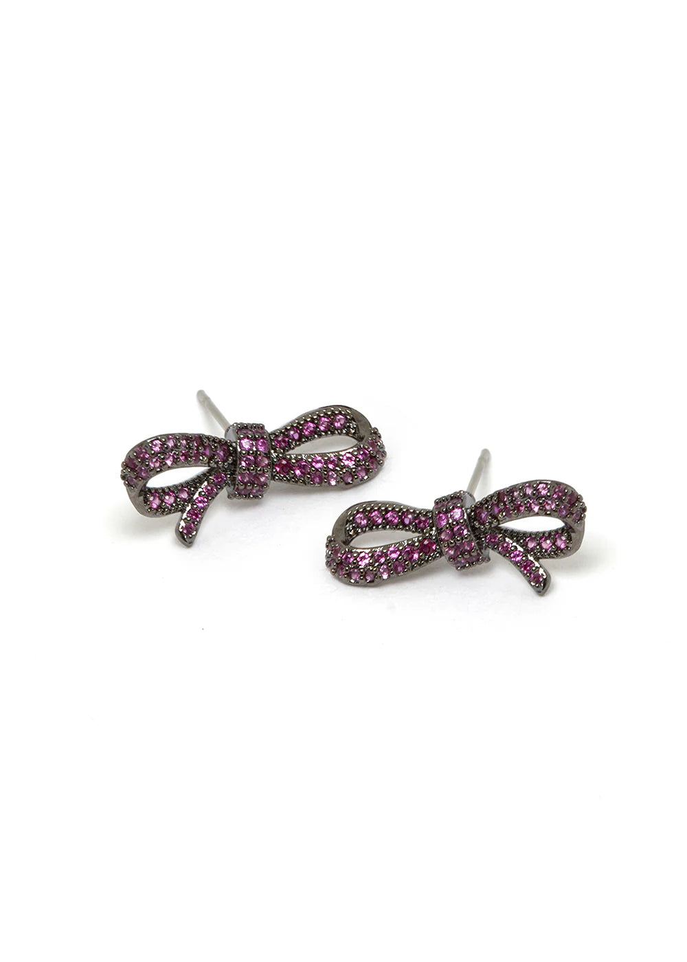Orecchini Nalì Lobo Lady Fiocco Fucsia
