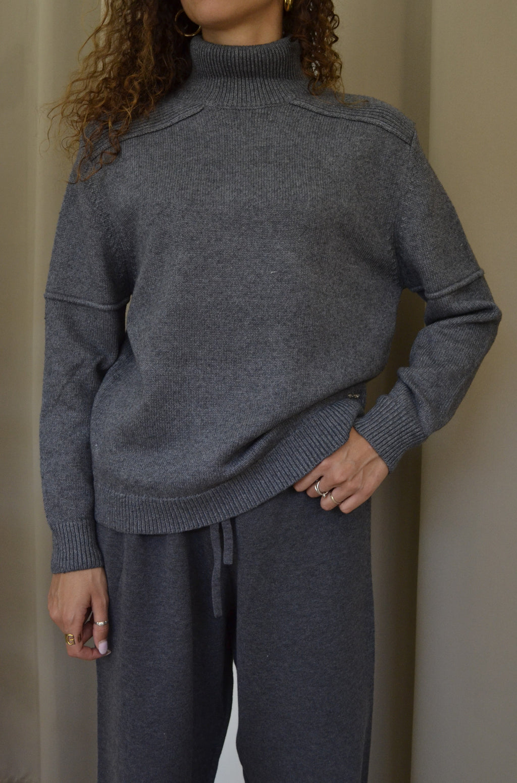 Maglione Goa Goa Cielina Turtleneck Grigio